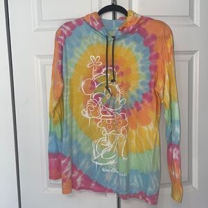 Walt Disney World tie dye pullover hoodie